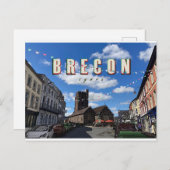 Brecon, Briefkaart Wales (Voorkant / Achterkant)