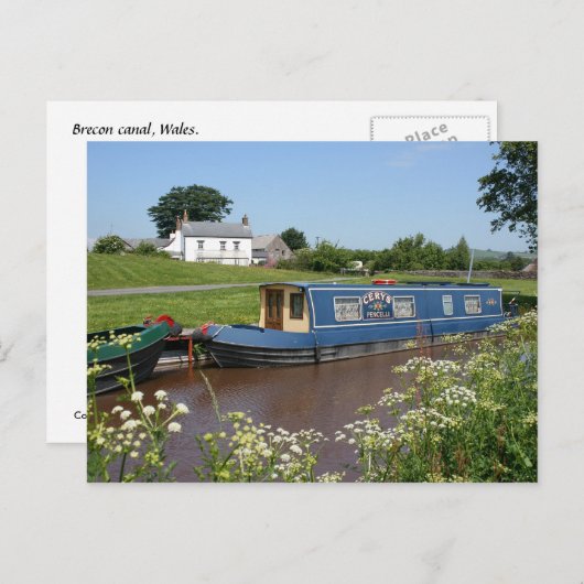 Brecon Canal Briefkaart (Voorkant / Achterkant)