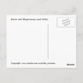 Brecon en Abergavenney canal, Wales Briefkaart (Achterkant)