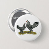 Breda Chickens Cuckoo Ronde Button 5,7 Cm (Voorkant /achterkant)