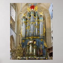 Breda Grote Kerk, Nederland Poster