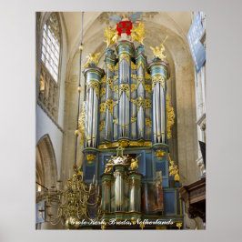 Breda Grote Kerk, Nederland Poster