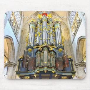 Breda Grote Kerk organ mousepad Muismat