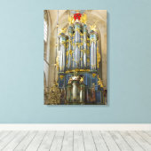 Breda Grote Kerk orgel Canvas Afdruk (Insitu (Houten vloer))