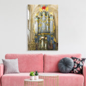 Breda Grote Kerk orgel Canvas Afdruk (Insitu (Woonkamer))