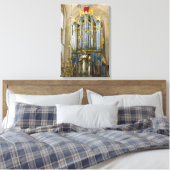 Breda Grote Kerk orgel Canvas Afdruk (Insitu (Slaapkamer))