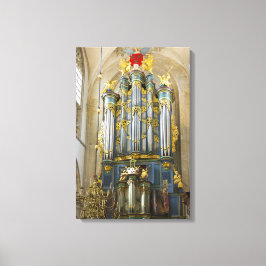 Breda Grote Kerk orgel Canvas Afdruk