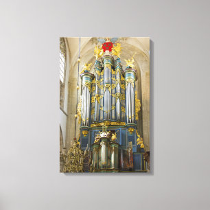 Breda Grote Kerk orgel Canvas Afdruk