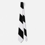 Brede band Universiteit van Zwart-wit Stropdas (Voorkant)
