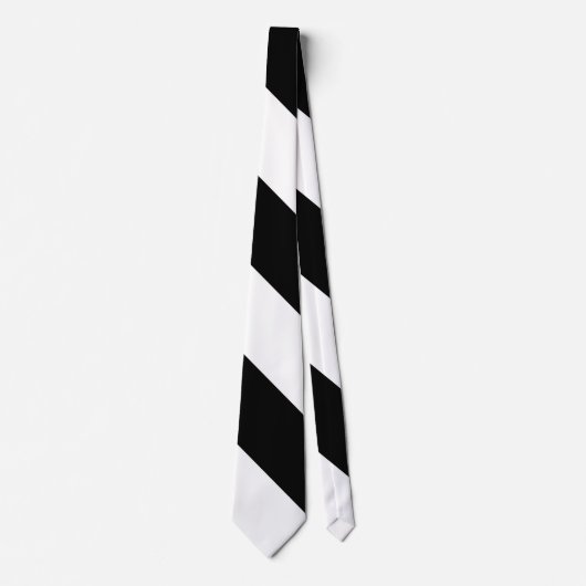 Brede band Universiteit van Zwart-wit Stropdas (Voorkant)
