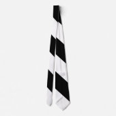 Brede band Universiteit van Zwart-wit Stropdas (Achterkant)