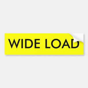 BREDE BELASTING BUMPERSTICKER