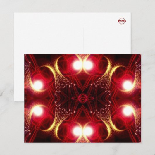 Brede Briefkaart visstaarten (Voorkant / Achterkant)