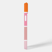 Brede Feminine Stripes met monogram Case-Mate iPhone Case (Achterkant / Rechts)