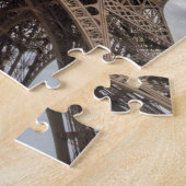 Brede foto van de Eiffeltoren - Parijs, Frankrijk Legpuzzel (Zijkant)