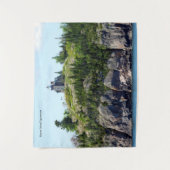 Brede hoek van de vuurtoren van Huron Island Wandkleed (Voorkant)