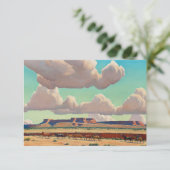 Brede landen van de Navajo door Maynard Dixon Bedankkaart (Staand voorkant)