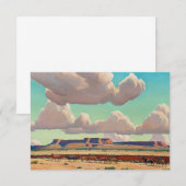 Brede landen van de Navajo door Maynard Dixon Bedankkaart (Voorkant / Achterkant)