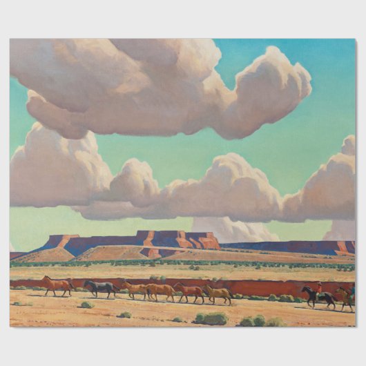 Brede landen van de Navajo door Maynard Dixon Cadeaupapier (Vlak)