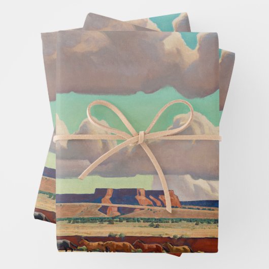 Brede landen van de Navajo door Maynard Dixon Inpakpapier Vel (In situ)