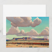 Brede landen van de Navajo door Maynard Dixon Kaart (Voorkant / Achterkant)