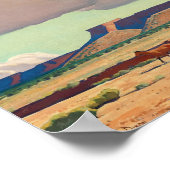 Brede landen van de Navajo door Maynard Dixon Poster (Hoek)