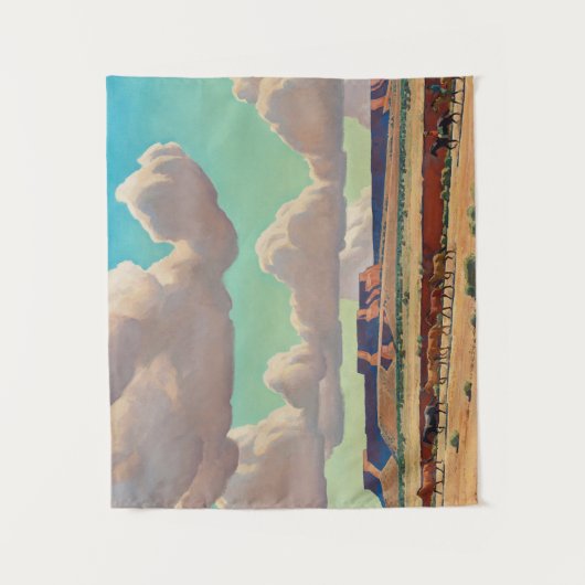 Brede landen van de Navajo door Maynard Dixon Wandkleed (Voorkant)