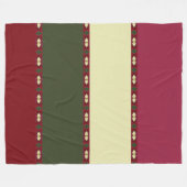 Brede moderne streep fleece deken (Voorkant (Horizontaal))