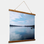 Brede oevers van de Dnieper Hangend Wandkleed (Gebogen)