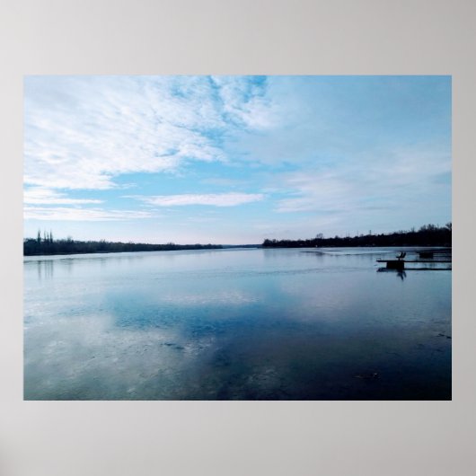 Brede oevers van de Dnieper Poster (Voorkant)