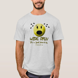 Brede Open Motorfietstok T-shirt