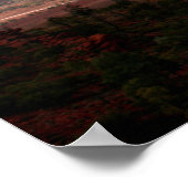 Brede open ruimte in de Australische outback Poster (Hoek)