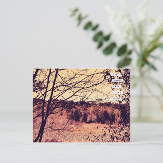 Brede open ruimtes II-Briefkaart Briefkaart (Staand voorkant)