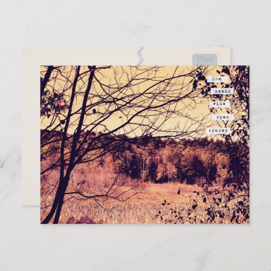 Brede open ruimtes II-Briefkaart Briefkaart (Voorkant / Achterkant)