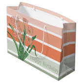 Brede pastelstreep groot cadeauzakje (Achterkant Gekanteld)