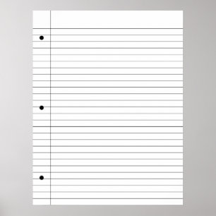 Brede regel van Leslie Peppers Poster