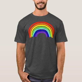 Brede regenbogen t-shirt