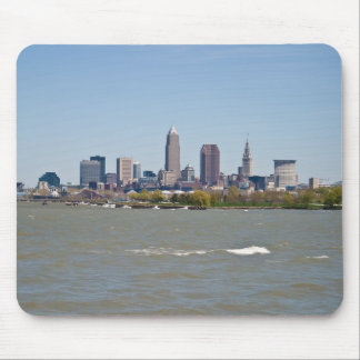 Brede Shot Cleveland Skyline Muismat