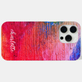 Brede slag met Monogramnaam Case-Mate iPhone Case (Achterkant (horizontaal))