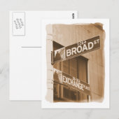 Brede St. Exchange-plaats Briefkaart (Voorkant / Achterkant)