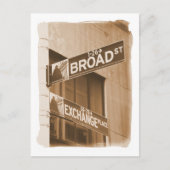 Brede St. Exchange-plaats Briefkaart (Voorkant)