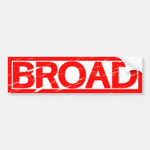 Brede Stempel Bumpersticker