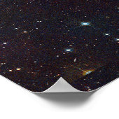 Brede Uitzicht Constellation Cetus Star Cluster Poster (Hoek)