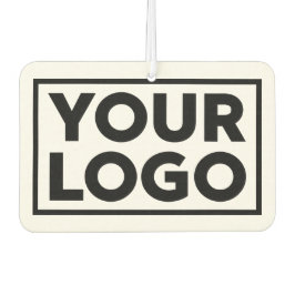 Brede zakelijke Logo en aangepaste tekst Luchtverfrisser