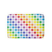 Breder spectrum Rainbow Polka Dots Badmat (Voorkant)
