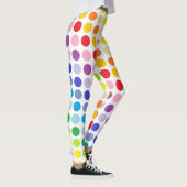 Breder spectrum Rainbow Polka Dots Leggings (Rechts)