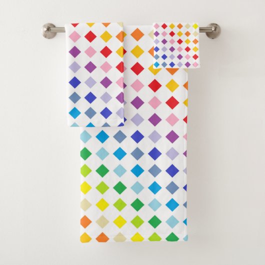 Breder spectrum regenboog bad handdoek (Insitu)