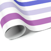 Breder spectrum regenboog en witte strepen cadeaupapier (Rol Hoek)