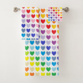 Breder spectrum regenboogharten bad handdoek (Insitu)