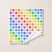 Breder spectrum regenboogharten bad handdoek (Wasdoekje)
